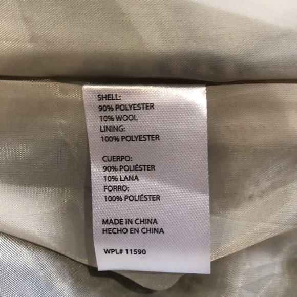 Weatherproof Vintage Button Up Plaid Jacket Blue/Beige NWT - Picture 8 of 9